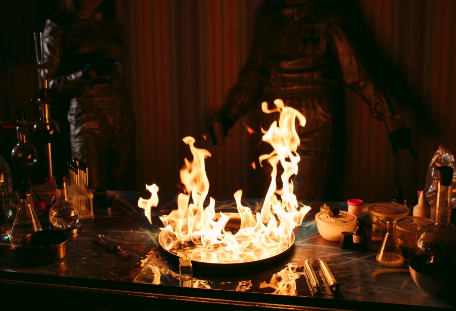 Feuer in der Feuerschale