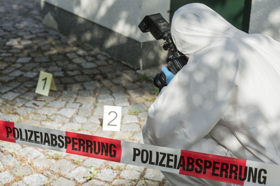 Den gesamten Tatort lückenlos zu erfassen und zu dokumentieren stellt die Polizei immer wieder vor neue Herausforderungen.