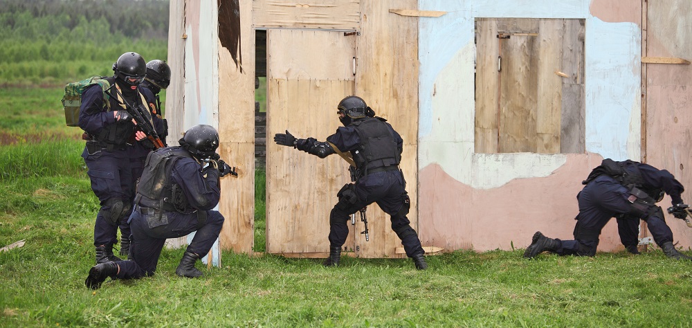 Sondereinheiten beim Training