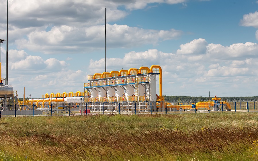 Eine Gasanlage